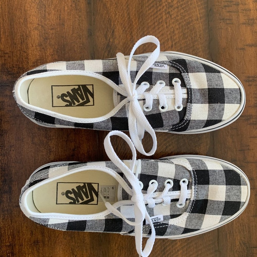 Womens Vans laced sneakers
